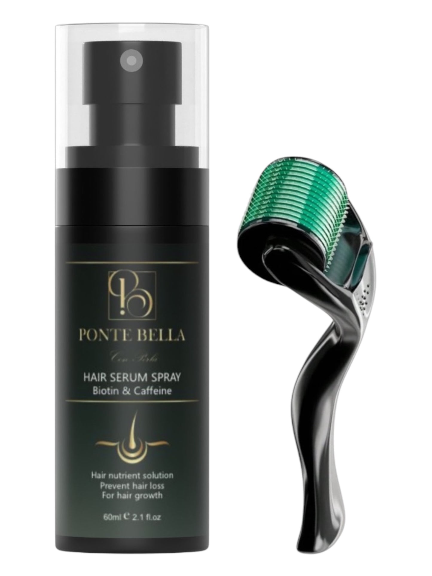 Serum Crecimiento( Biotin & Caffeine) Y Derma Roller